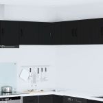 Dulap de bucătărie cu raft Negru 57 x 57 x 40 cm Lemn compozit GartenMobel Dekor