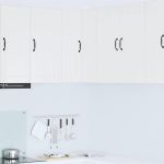 Dulap de bucătărie Alb lucios 57 x 57 x 80 cm Lemn compozit GartenMobel Dekor