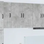 Dulap de bucătărie Gri din beton 80 x 31 x 80 cm Lemn compozit GartenMobel Dekor