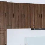 Dulap de bucătărie Stejar închis 30 x 31 x 80 cm Lemn compozit GartenMobel Dekor