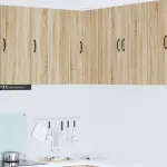 Dulap de bucătărie Stejar Sonoma 57 x 57 x 80 cm Lemn compozit GartenMobel Dekor