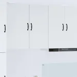 Dulap de bucătărie cu raft Alb 40 x 31 x 80 cm Lemn compozit GartenMobel Dekor