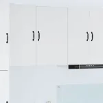 Dulap de bucătărie cu raft Alb 50 x 31 x 80 cm Lemn compozit GartenMobel Dekor