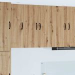 Dulap suspendat de bucătărie stejar artizanal 30 x 31 x 80 cm GartenMobel Dekor