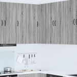 Dulap de bucătărie Gri Sonoma 57 x 57 x 100 cm Lemn compozit GartenMobel Dekor