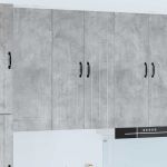 Dulap de bucătărie Gri din beton 60 x 31 x 100 cm Lemn compozit GartenMobel Dekor