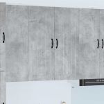 Dulap de bucătărie Gri din beton 80 x 31 x 100 cm Lemn compozit GartenMobel Dekor