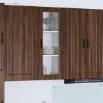 Dulap de bucătărie Stejar închis 40 x 31 x 100 cm Lemn compozit GartenMobel Dekor