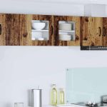 Dulap suspendat de bucătărie 2 pcs Lemn Vechi 40 x 31 x 40 cm GartenMobel Dekor