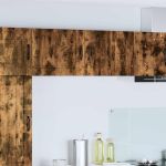 Dulap suspendat de bucătărie cu raft 2 pcs Stejar fumuriu GartenMobel Dekor