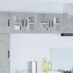 Dulap suspendat de bucătărie Gri din beton 60 x 31 x 40 cm GartenMobel Dekor