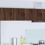 Dulap suspendat de bucătărie Stejar închis 80 x 31 x 40 cm GartenMobel Dekor