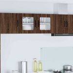 Dulap suspendat de bucătărie Stejar închis 80 x 31 x 40 cm GartenMobel Dekor