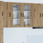 Dulap suspendat de bucătărie Stejar Artizanal 40 x 31 x 80 cm GartenMobel Dekor
