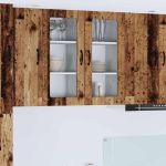Dulap suspendat de bucătărie cu raft Lemn Vechi 40 x 31 x 80 cm GartenMobel Dekor