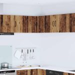 Dulap suspendat de bucătărie cu raft Lemn Vechi 57 x 57 x 40 cm GartenMobel Dekor