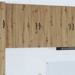 Dulap suspendat de bucătărie Stejar Artizanal 80 x 31 x 80 cm GartenMobel Dekor