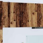 Dulap suspendat de bucătărie cu raft Lemn Vechi 80 x 31 x 80 cm GartenMobel Dekor