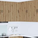 Dulap suspendat de bucătărie Stejar Artizanal 57 x 57 x 100 cm GartenMobel Dekor