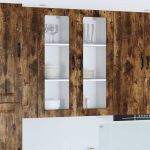 Dulap suspendat de bucătărie Stejar fumuriu 40 x 31 x 100 cm GartenMobel Dekor