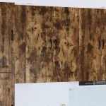 Dulap suspendat de bucătărie Stejar fumuriu 40 x 31 x 100 cm GartenMobel Dekor