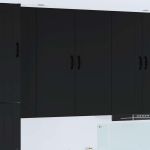 Dulap suspendat de bucătărie cu raft Negru 40 x 31 x 100 cm GartenMobel Dekor