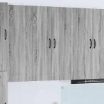 Dulap suspendat de bucătărie cu ușă Gri Sonoma 30 x 31 x 100 cm GartenMobel Dekor