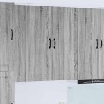 Dulap suspendat de bucătărie cu ușă Gri Sonoma 40 x 31 x 100 cm GartenMobel Dekor