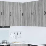 Dulap suspendat de bucătărie cu ușă Gri Sonoma 57 x 57 x 100 cm GartenMobel Dekor