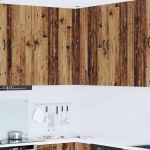 Dulap suspendat de bucătărie cu ușă Lemn Vechi 57 x 57 x 100 cm GartenMobel Dekor