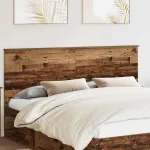Tăblie cap cu headboard Lemn Vechi 200 cm Lemn compozit GartenMobel Dekor