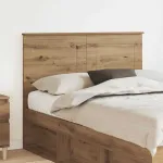 Tăblie cap cu headboard Stejar Artizanal 135 cm Lemn compozit GartenMobel Dekor
