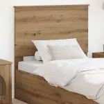 Tăblie cap cu headboard Stejar Artizanal 80 cm Lemn compozit GartenMobel Dekor
