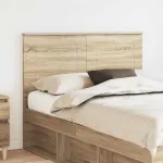 Tăblie cap cu headboard Stejar Sonoma 135 cm Lemn compozit GartenMobel Dekor