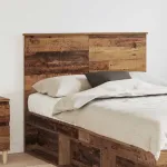 Tăblie cap cu headboard Lemn Vechi 135 cm Lemn compozit GartenMobel Dekor
