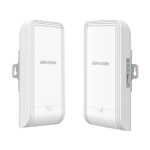 Set Bridge wireless 2.4GHz, 300Mbps, 1 km, 7dBi, PoE IN/OUT, Management - HIKVISION  DS-3WF1000-EI-2N-P SafetyGuard Surveillance