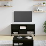 Cabinet TV Stejar Negru 100 x 36 x 49,5 cm Lemn compozit GartenMobel Dekor