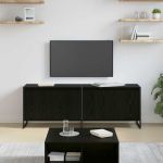 Cabinet TV Stejar Negru 140 x 36 x 49.5 cm Lemn compozit GartenMobel Dekor