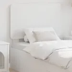 Tăblie cap cu headboard Alb 100 cm Lemn compozit GartenMobel Dekor