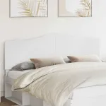 Tăblie cap cu headboard Alb 200 cm Lemn compozit GartenMobel Dekor
