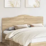 Tăblie cap cu headboard Stejar Sonoma 200 cm Lemn compozit GartenMobel Dekor