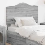 Tăblie cap cu headboard Gri Sonoma 80 cm Lemn compozit GartenMobel Dekor