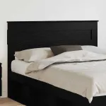 Tăblie cap cu headboard Stejar Negru 160 cm Lemn compozit GartenMobel Dekor