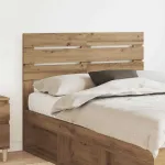 Tăblie cap cu headboard Stejar Artizanal 135 cm Lemn compozit GartenMobel Dekor