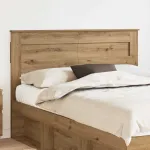 Tăblie cap cu headboard Stejar Artizanal 140 cm Lemn compozit GartenMobel Dekor