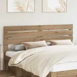 Tăblie cap cu headboard Stejar Artizanal 180 cm Lemn compozit GartenMobel Dekor
