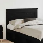 Tăblie cap cu headboard Stejar Negru 120 cm Lemn compozit GartenMobel Dekor