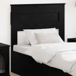 Tăblie cap cu headboard Stejar Negru 80 cm Lemn compozit GartenMobel Dekor