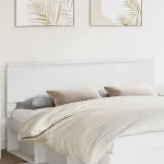Tăblie cap cu headboard Alb 180 cm Lemn compozit GartenMobel Dekor