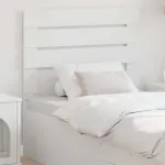 Tăblie cap cu headboard Alb 90 cm Lemn compozit GartenMobel Dekor